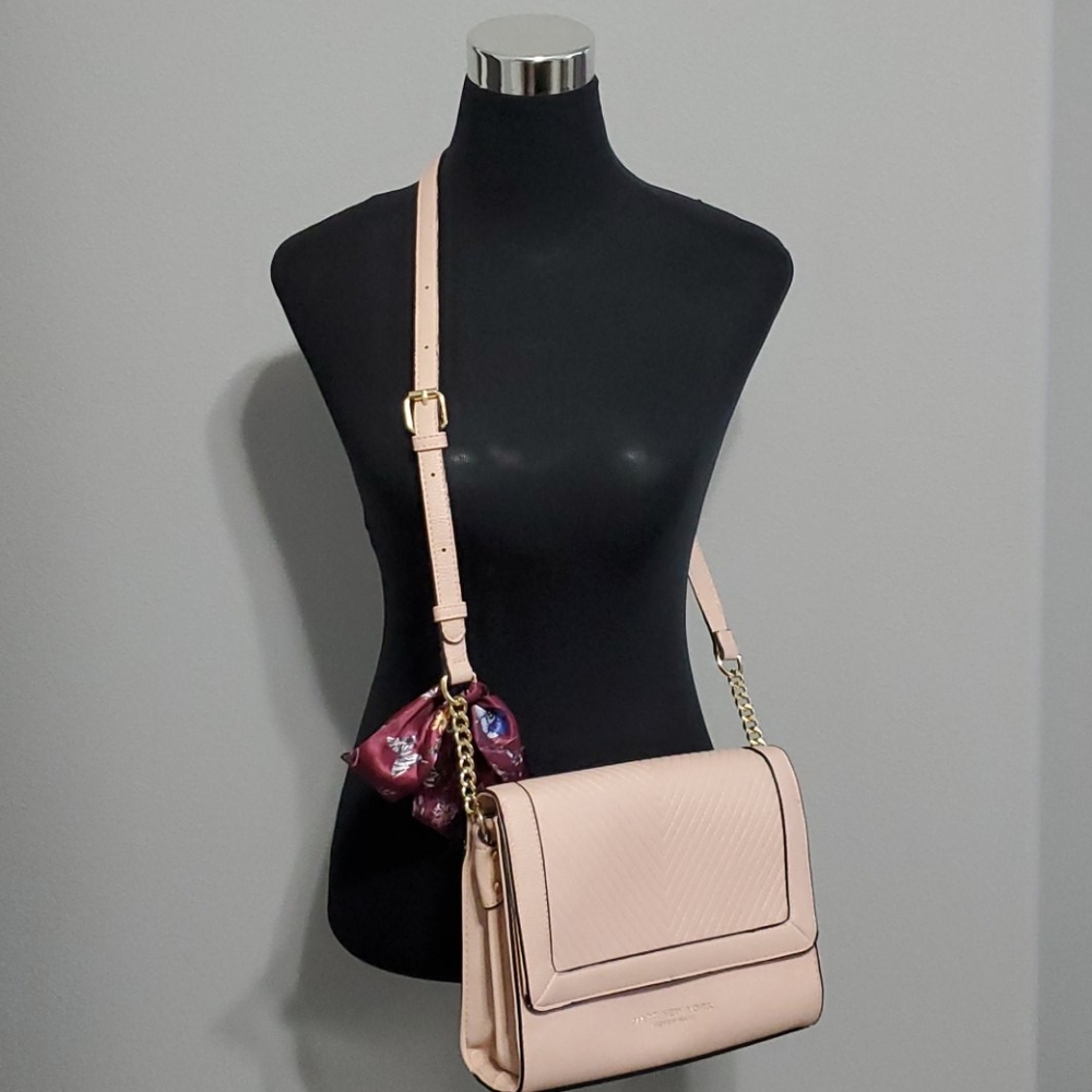 Marc Newyork Satchel with Floral Ribbon